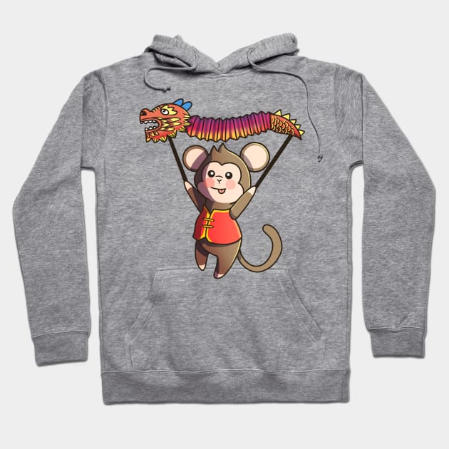 Chinese Zodiac - Monkey Hoodie by Griffywings